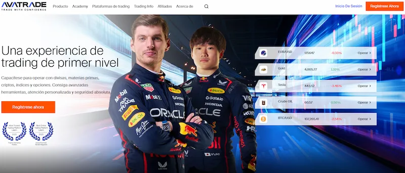 Web de AvaTrade