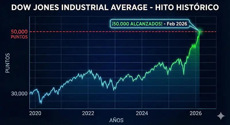 Hito histórico en el Dow Jones