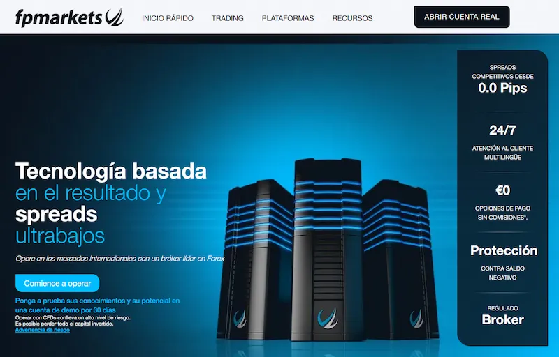 Web de FP Markets