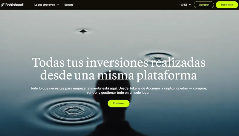 Web de RobinHood