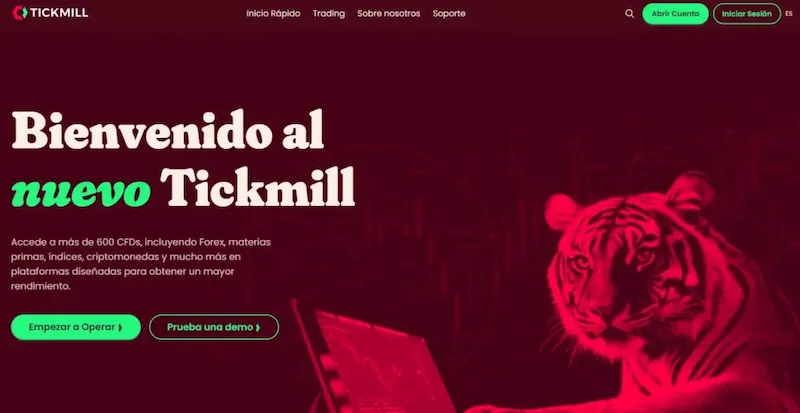 Web de Tickmill